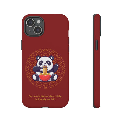 Panda Slurping Noodles Phone Case