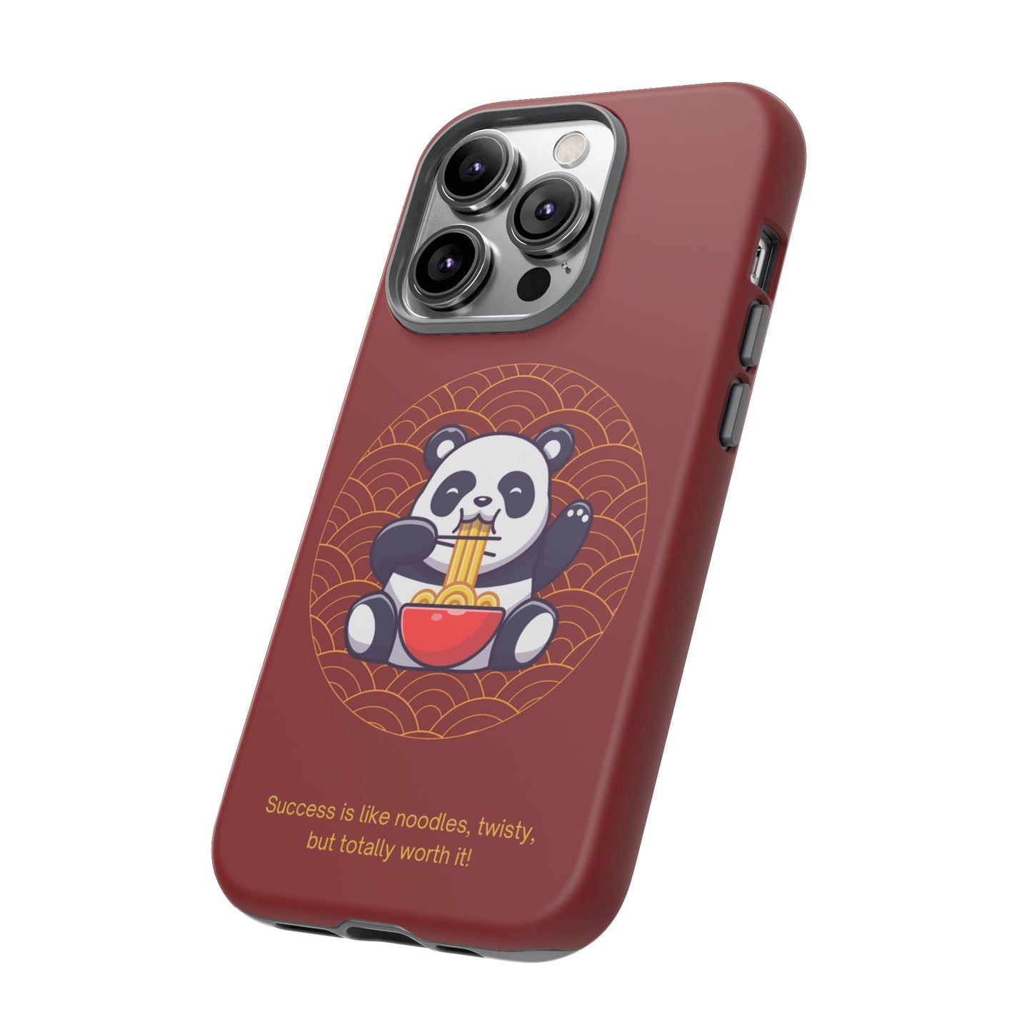 Panda Slurping Noodles Phone Case