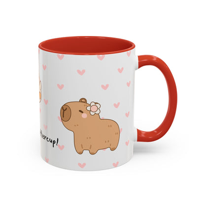 Adorable Animals Coffee Mug – 'Perk Up, Buttercup' Design