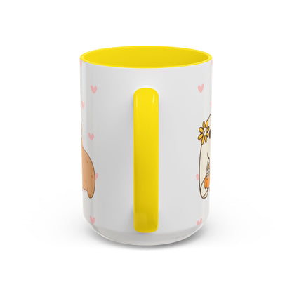 Adorable Animals Coffee Mug – 'Perk Up, Buttercup' Design