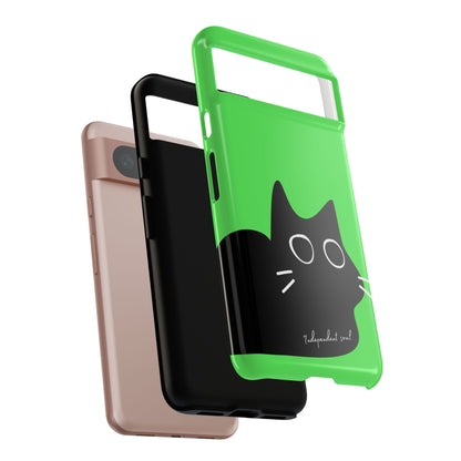 Cute Cat Minimalist Silhouette Phone Case