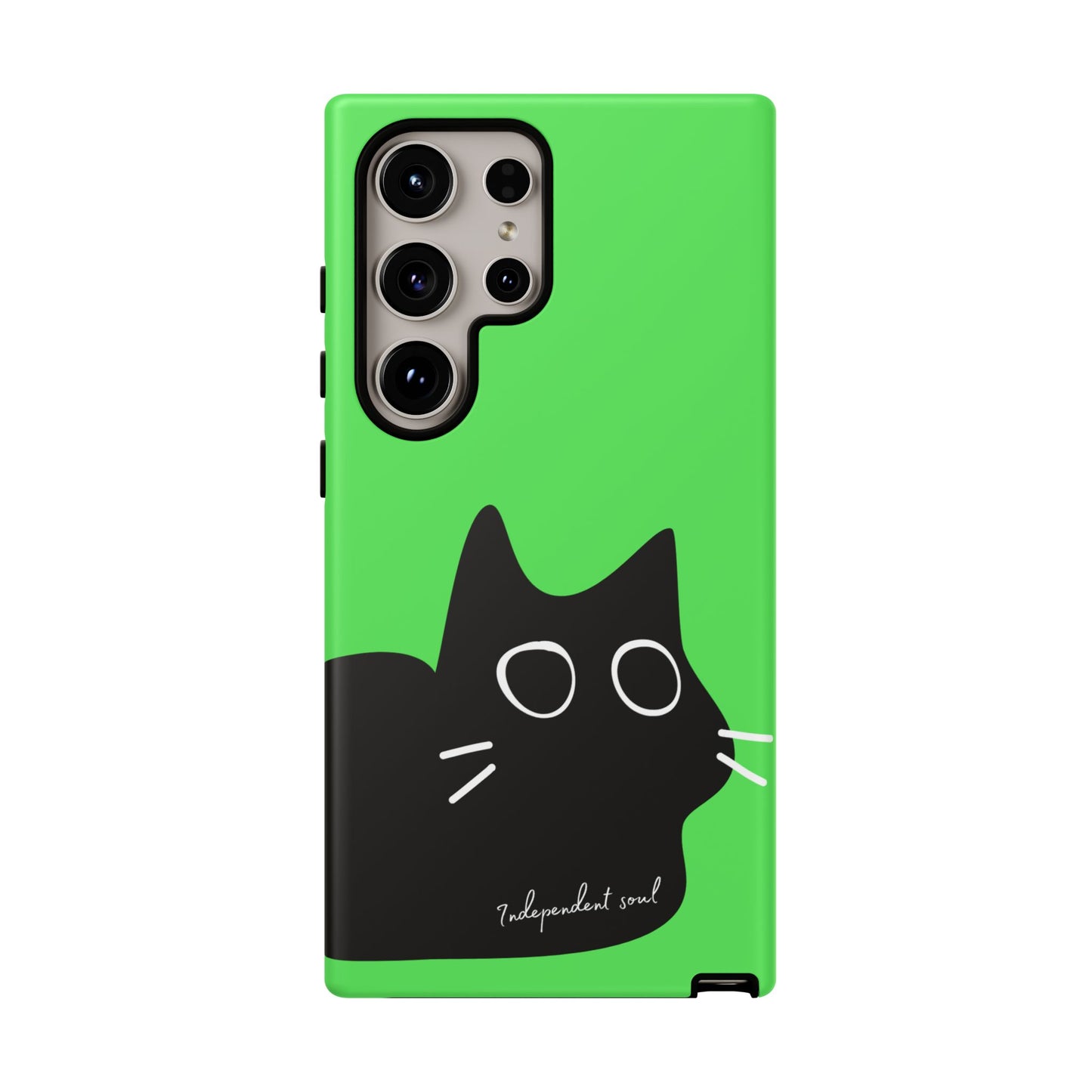 Cute Cat Minimalist Silhouette Phone Case