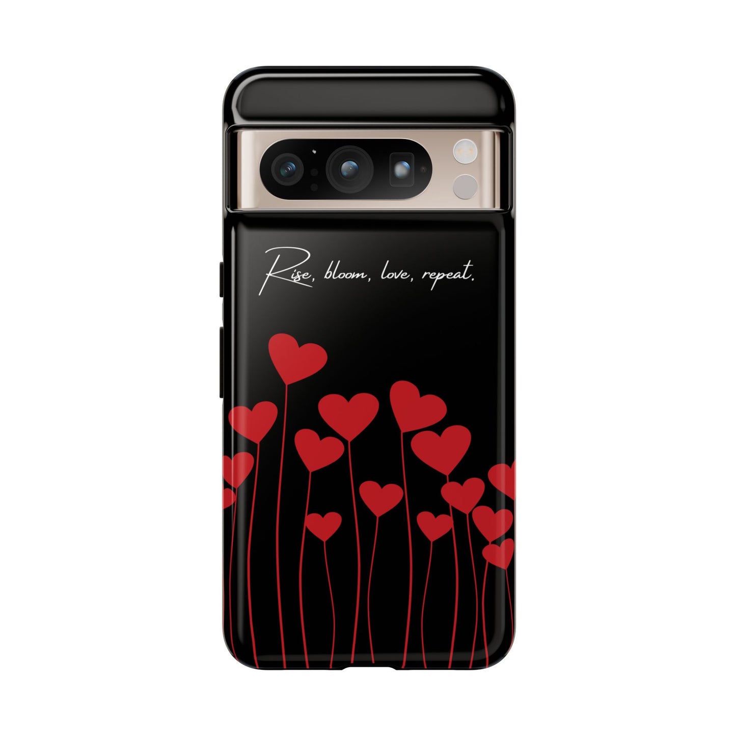 Minimalist Black Heart Phone Case – Perfect for Valentine’s Day & Sweet Self-Love Moments