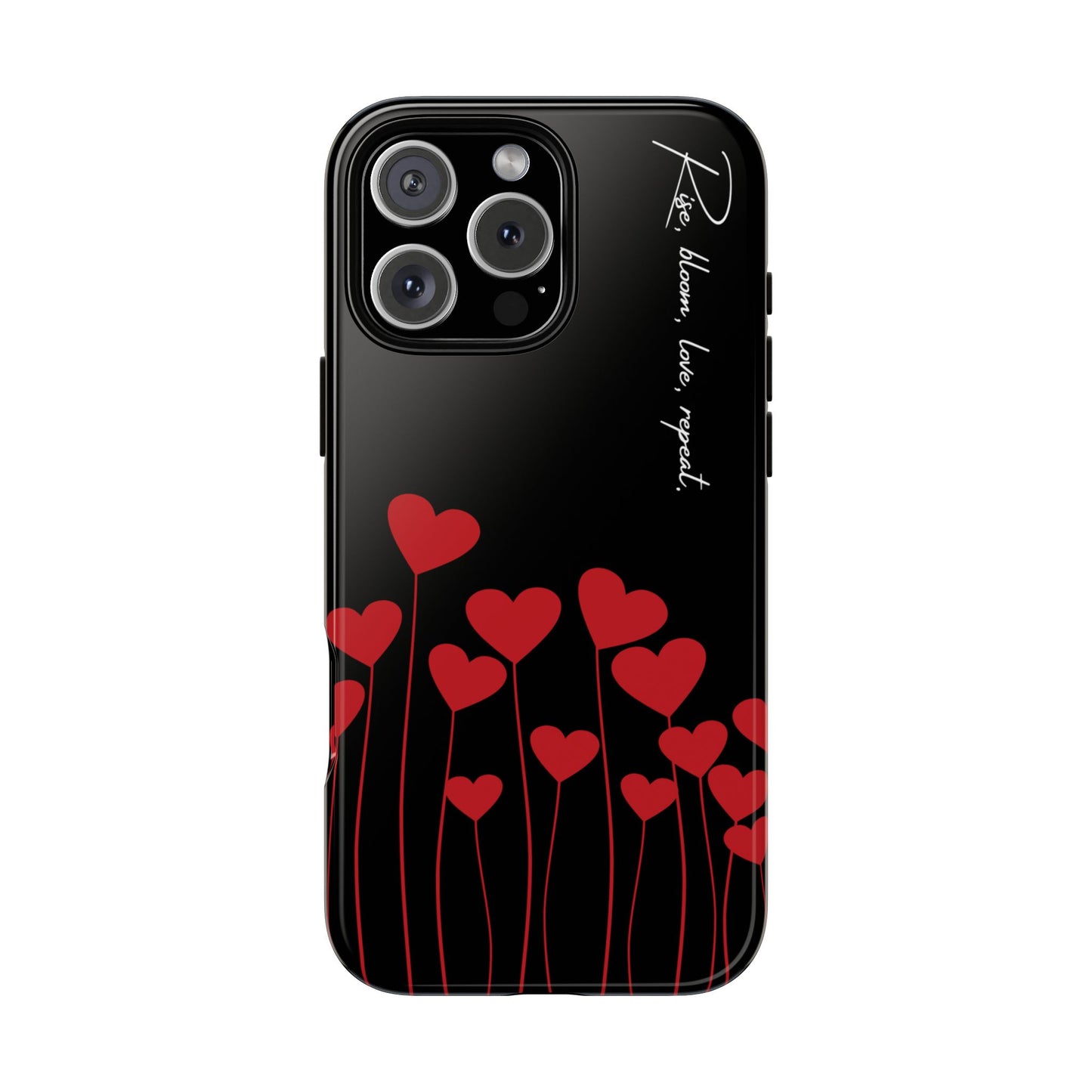 Minimalist Black Heart Phone Case – Perfect for Valentine’s Day & Sweet Self-Love Moments