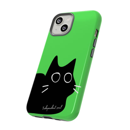 Cute Cat Minimalist Silhouette Phone Case