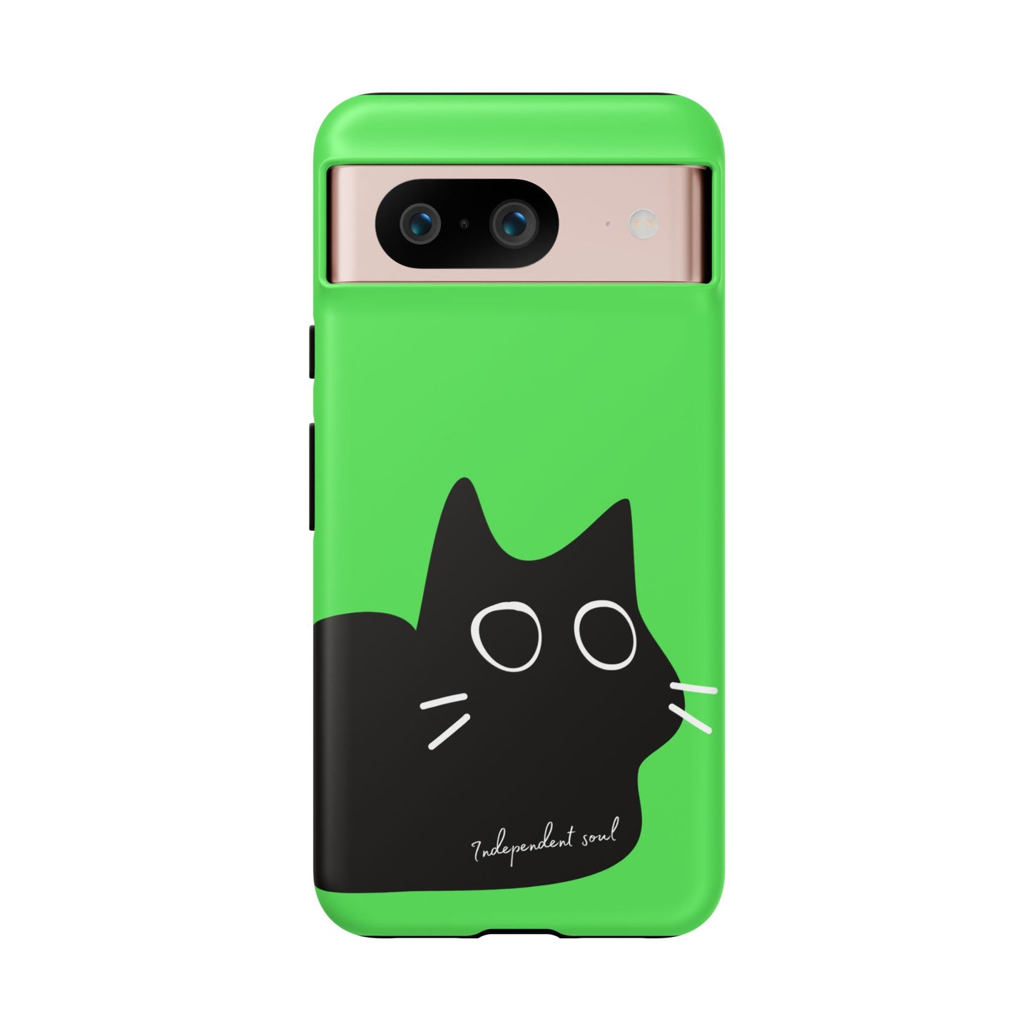 Cute Cat Minimalist Silhouette Phone Case