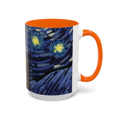 Starry Night-Inspired Mug (11, 15oz)