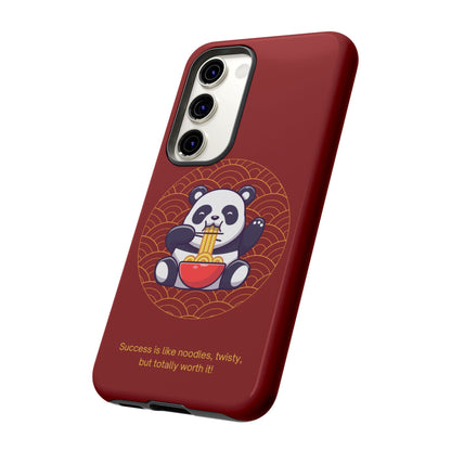 Panda Slurping Noodles Phone Case