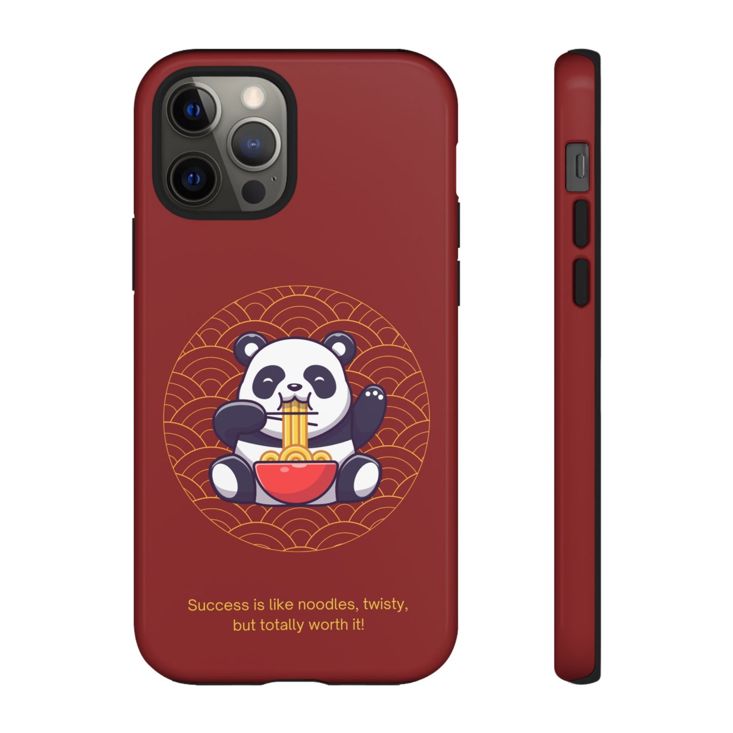 Panda Slurping Noodles Phone Case