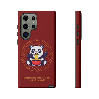 Panda Slurping Noodles Phone Case