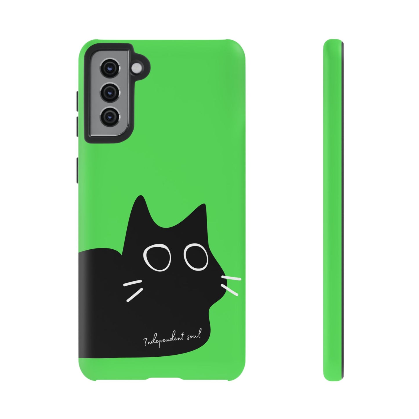 Cute Cat Minimalist Silhouette Phone Case