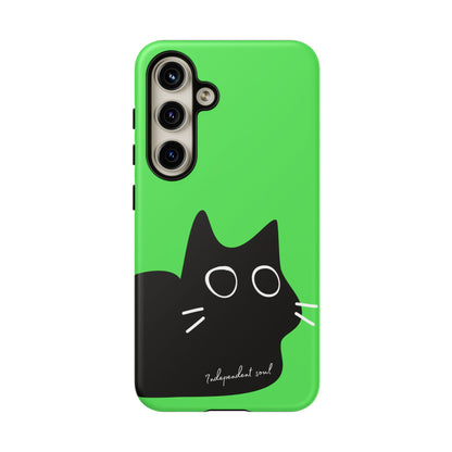 Cute Cat Minimalist Silhouette Phone Case