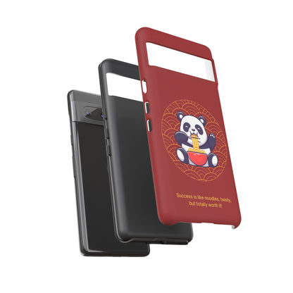 Panda Slurping Noodles Phone Case