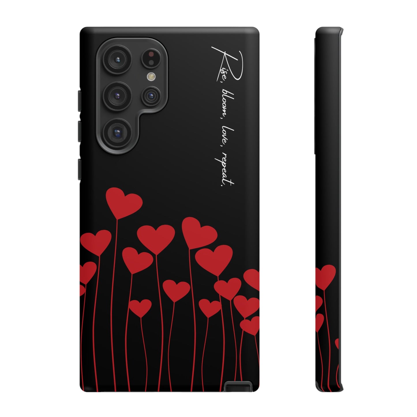 Minimalist Black Heart Phone Case – Perfect for Valentine’s Day & Sweet Self-Love Moments