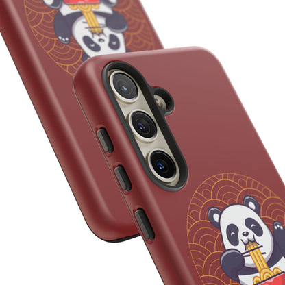 Panda Slurping Noodles Phone Case