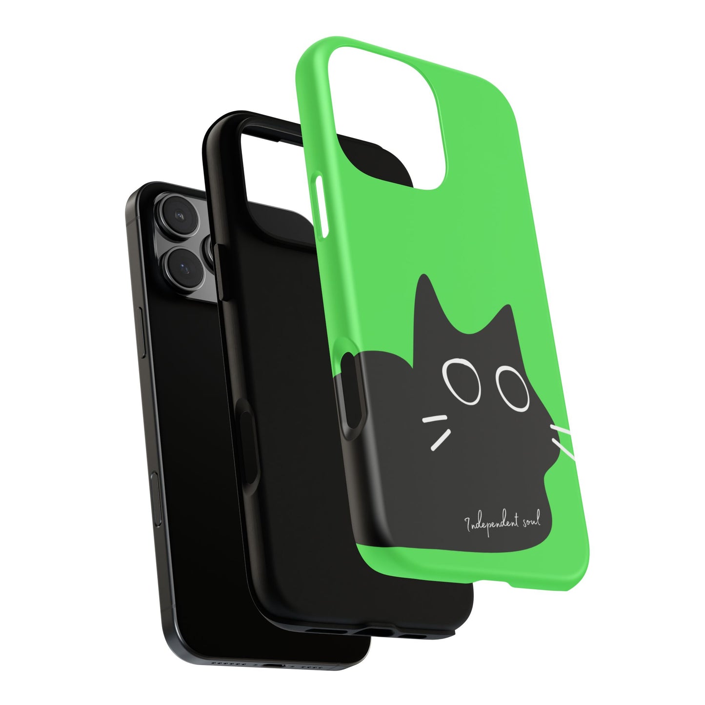 Cute Cat Minimalist Silhouette Phone Case