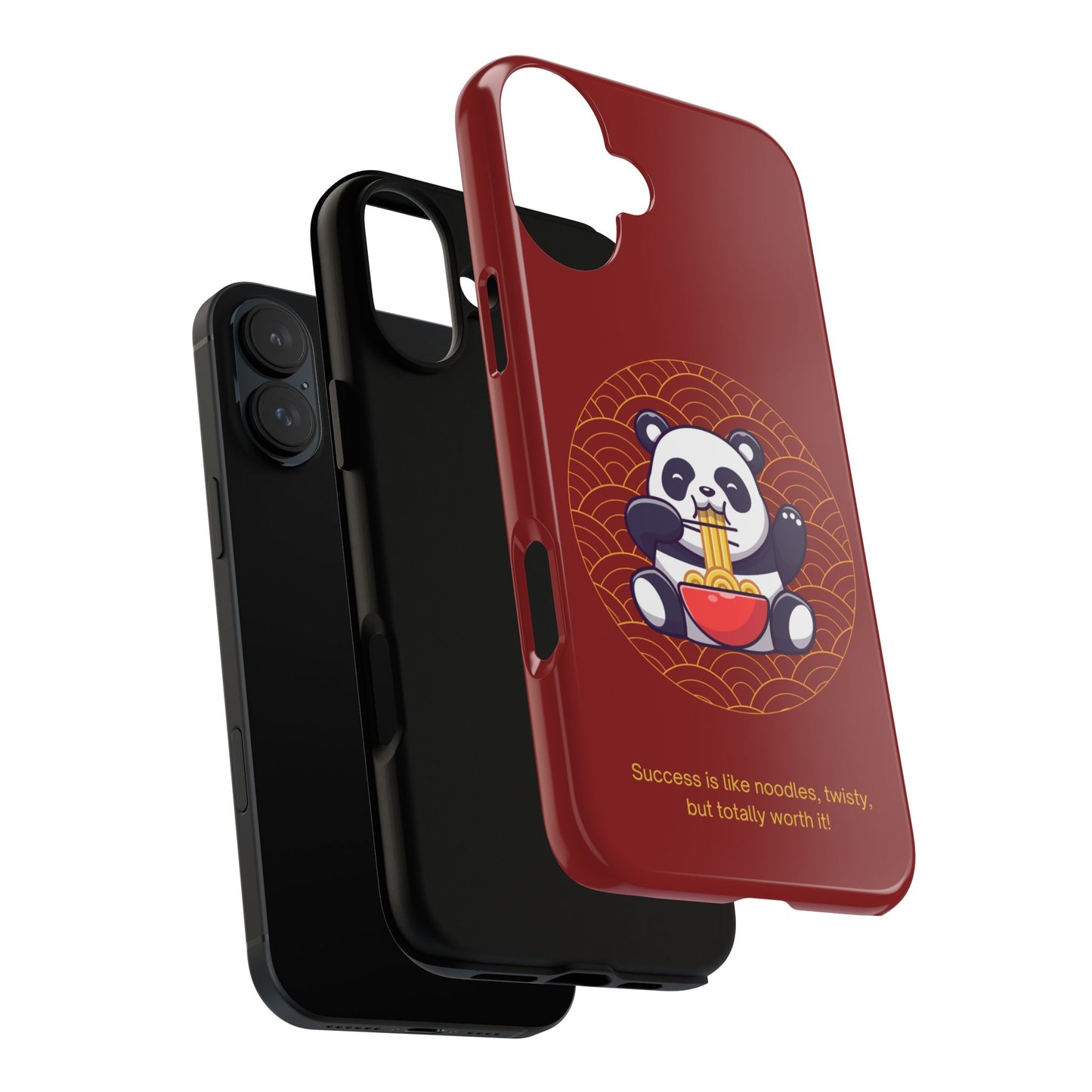 Panda Slurping Noodles Phone Case