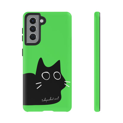 Cute Cat Minimalist Silhouette Phone Case