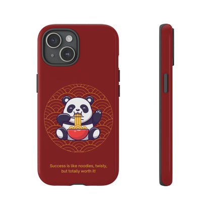 Panda Slurping Noodles Phone Case