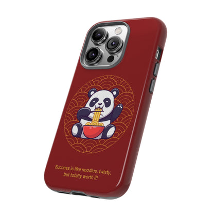 Panda Slurping Noodles Phone Case