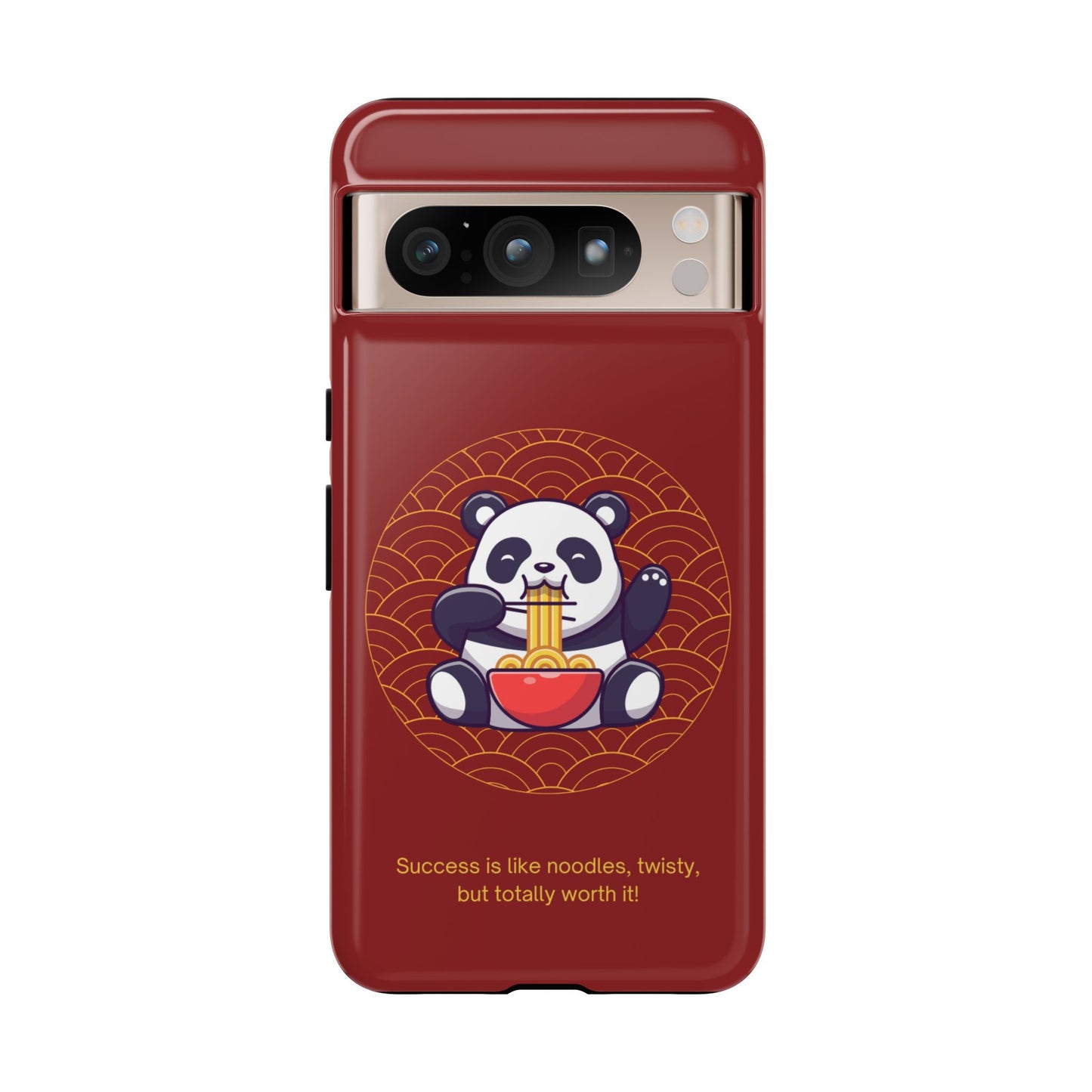 Panda Slurping Noodles Phone Case