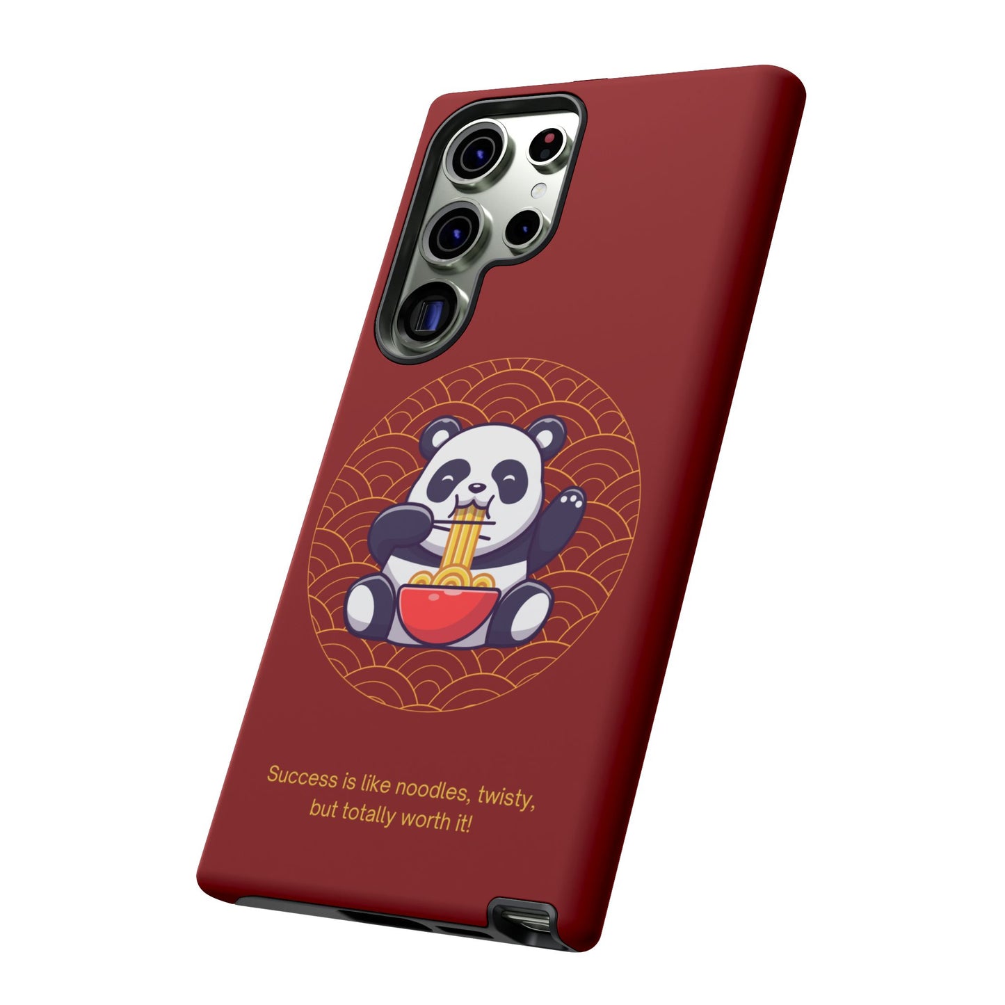 Panda Slurping Noodles Phone Case