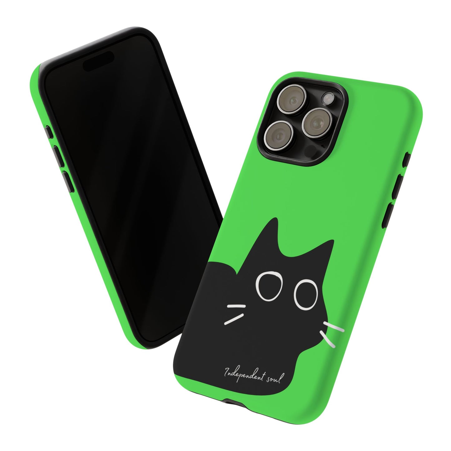 Cute Cat Minimalist Silhouette Phone Case