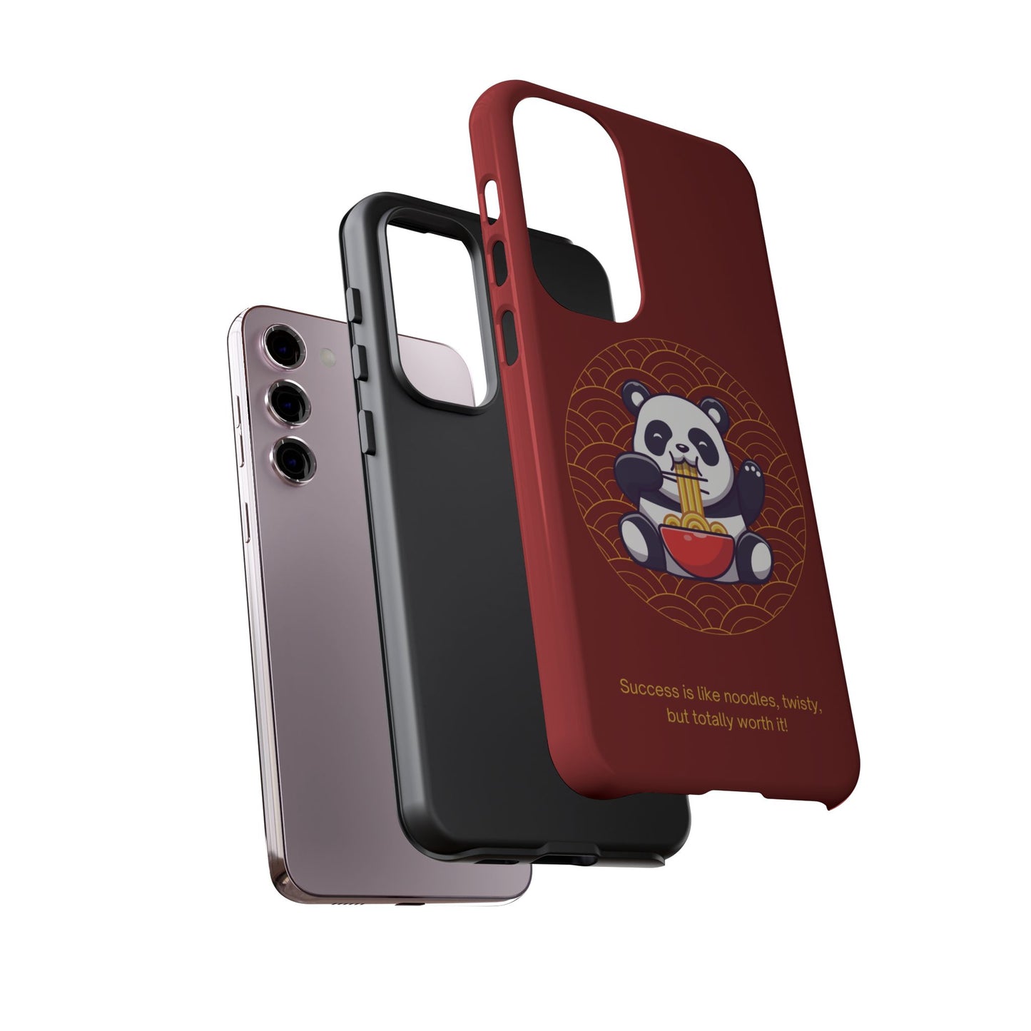 Panda Slurping Noodles Phone Case