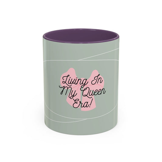 'Living In My Queen Era' Ceramic Mug (11, 15oz)