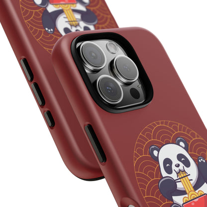 Panda Slurping Noodles Phone Case