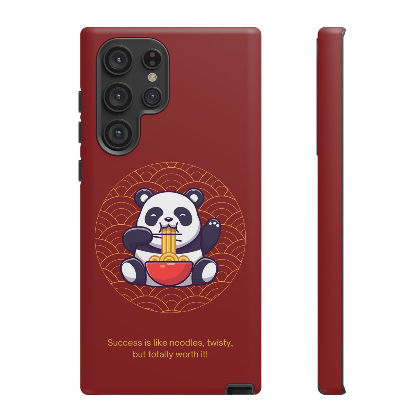 Panda Slurping Noodles Phone Case