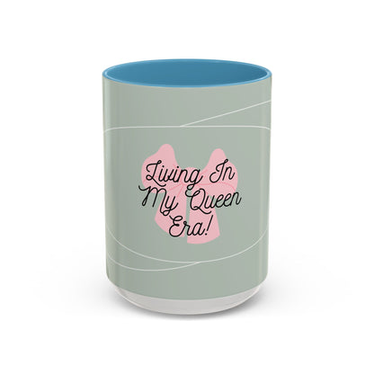 'Living In My Queen Era' Ceramic Mug (11, 15oz)