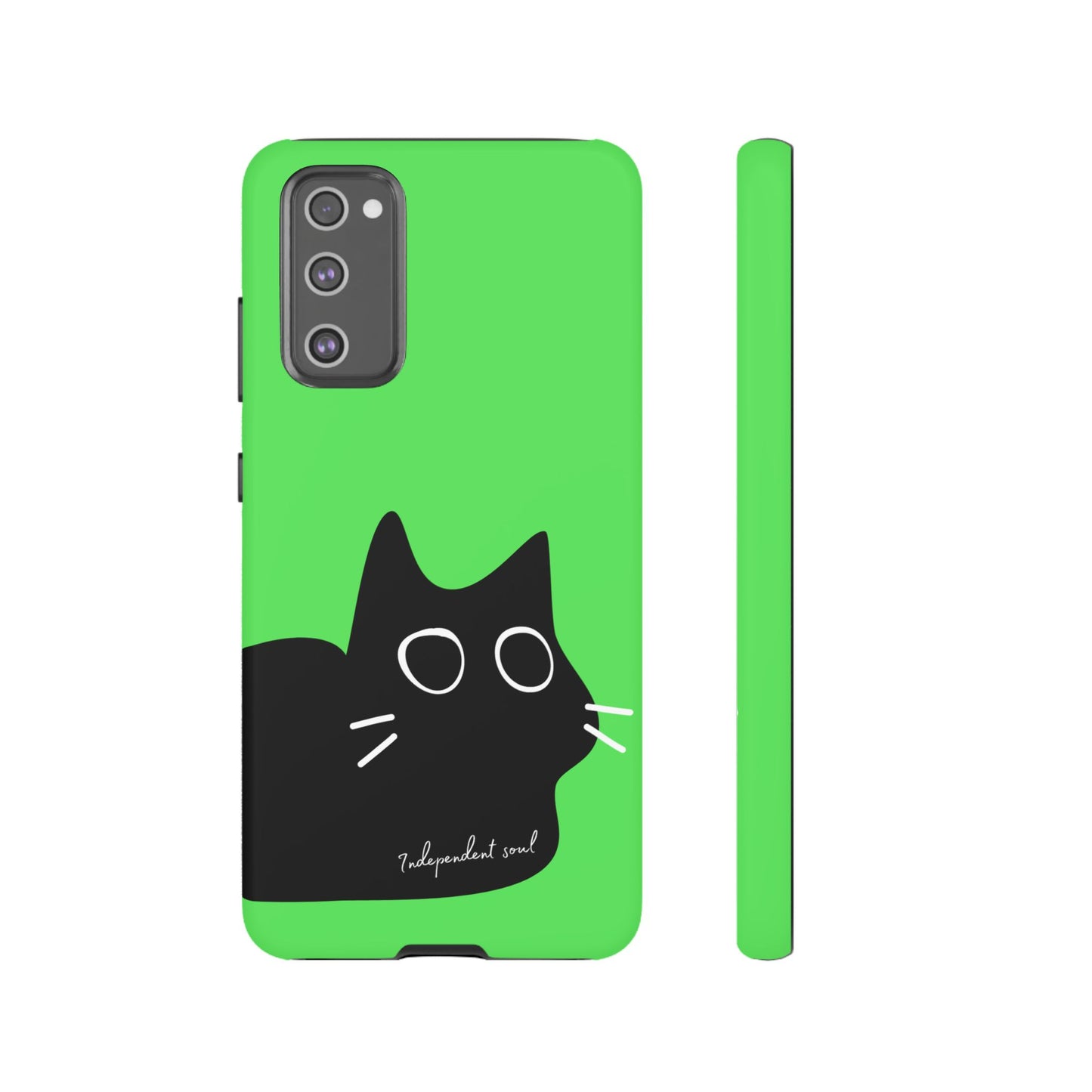 Cute Cat Minimalist Silhouette Phone Case