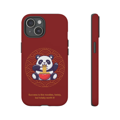 Panda Slurping Noodles Phone Case