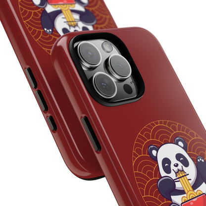 Panda Slurping Noodles Phone Case