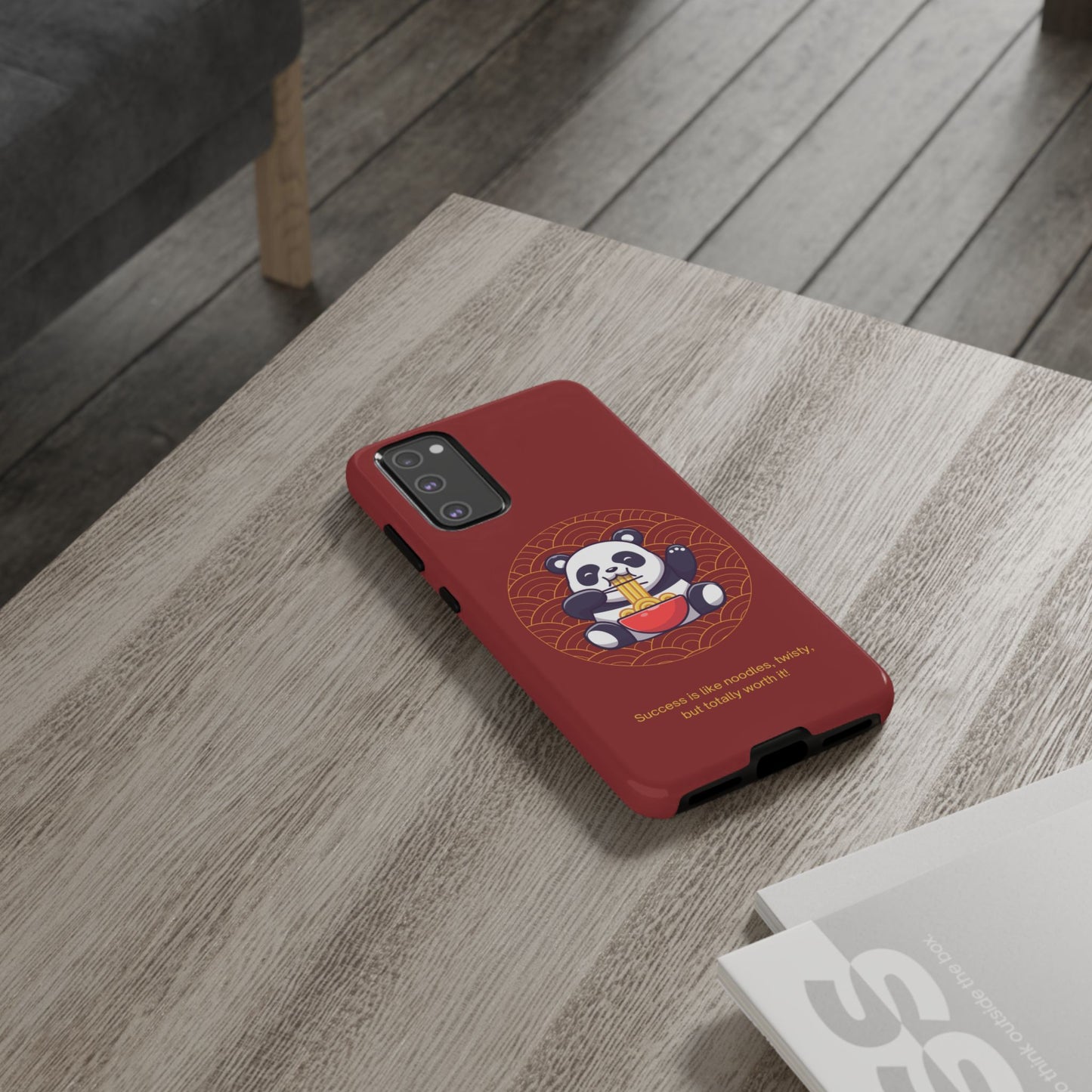 Panda Slurping Noodles Phone Case