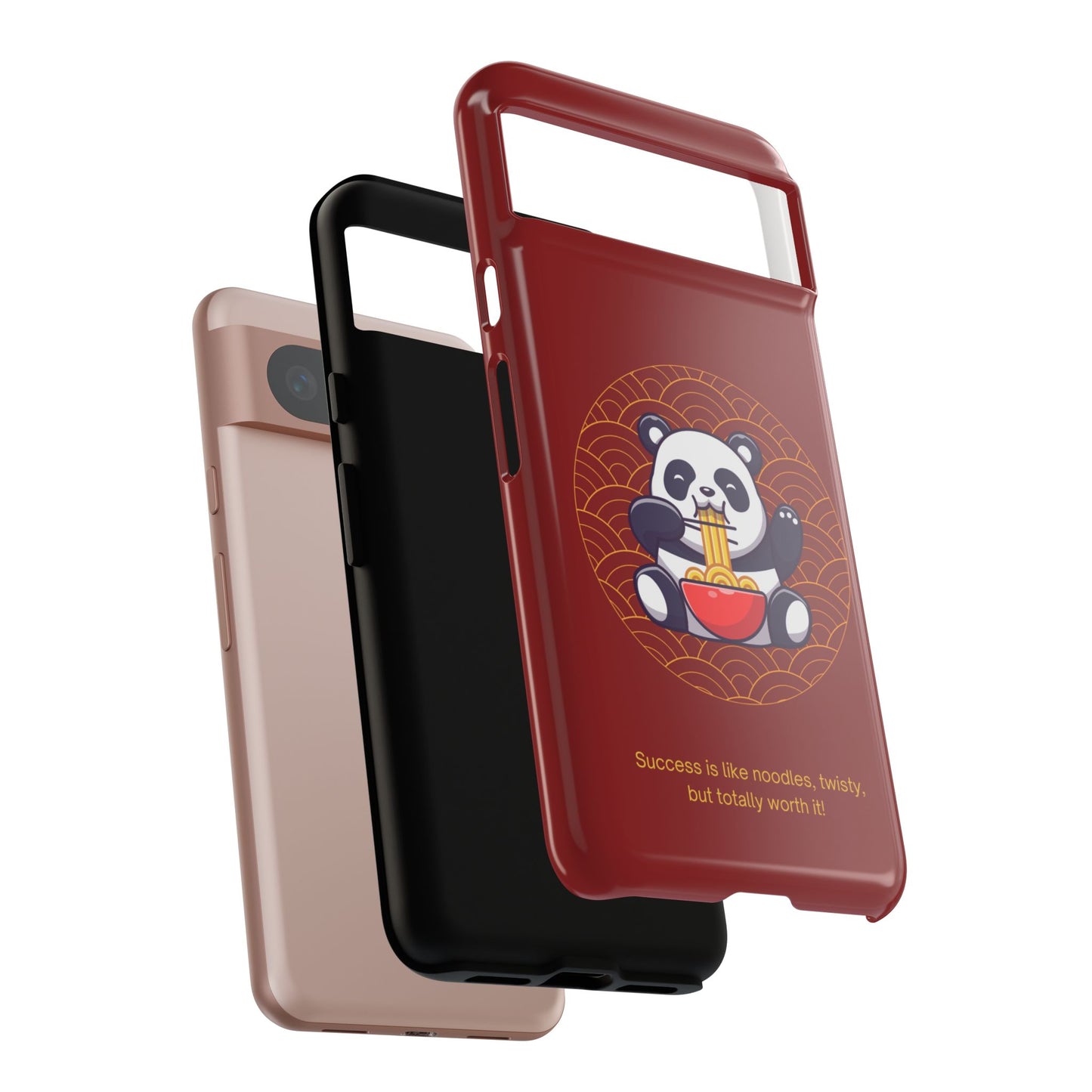 Panda Slurping Noodles Phone Case