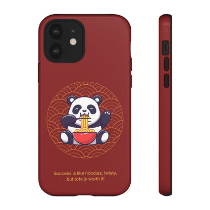 Panda Slurping Noodles Phone Case