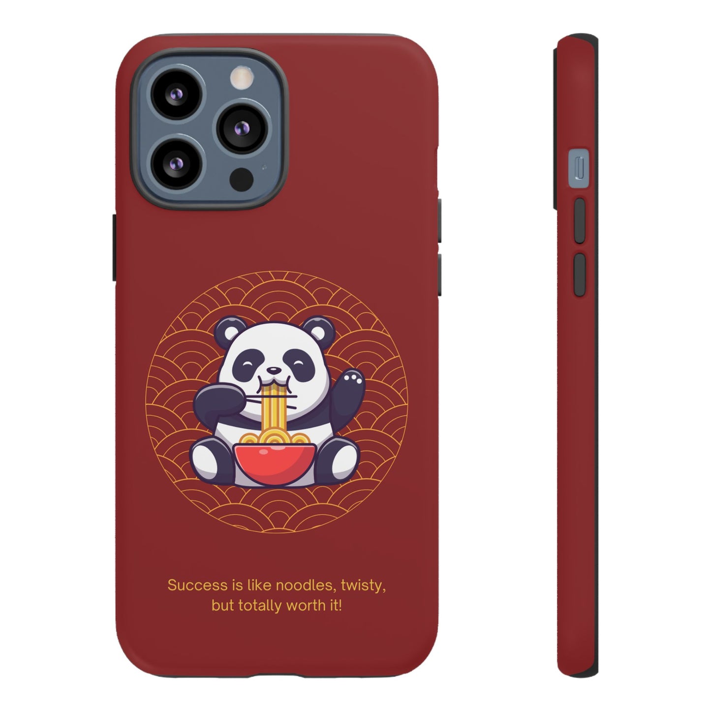 Panda Slurping Noodles Phone Case