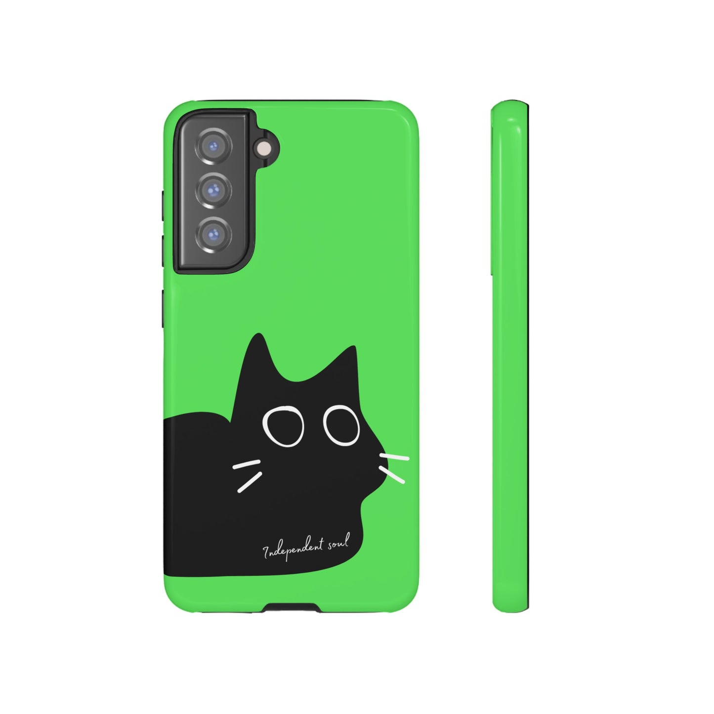 Cute Cat Minimalist Silhouette Phone Case