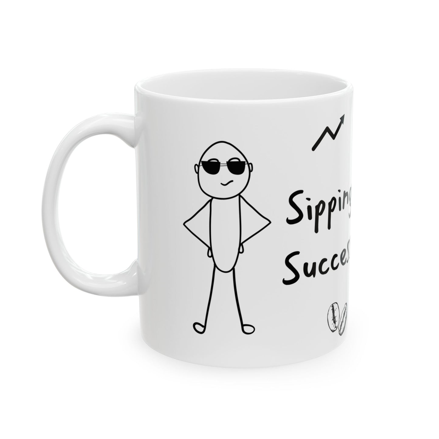 Sipping Success Mug – For a Sip of Motivation with Every Brew (11oz, 15oz)