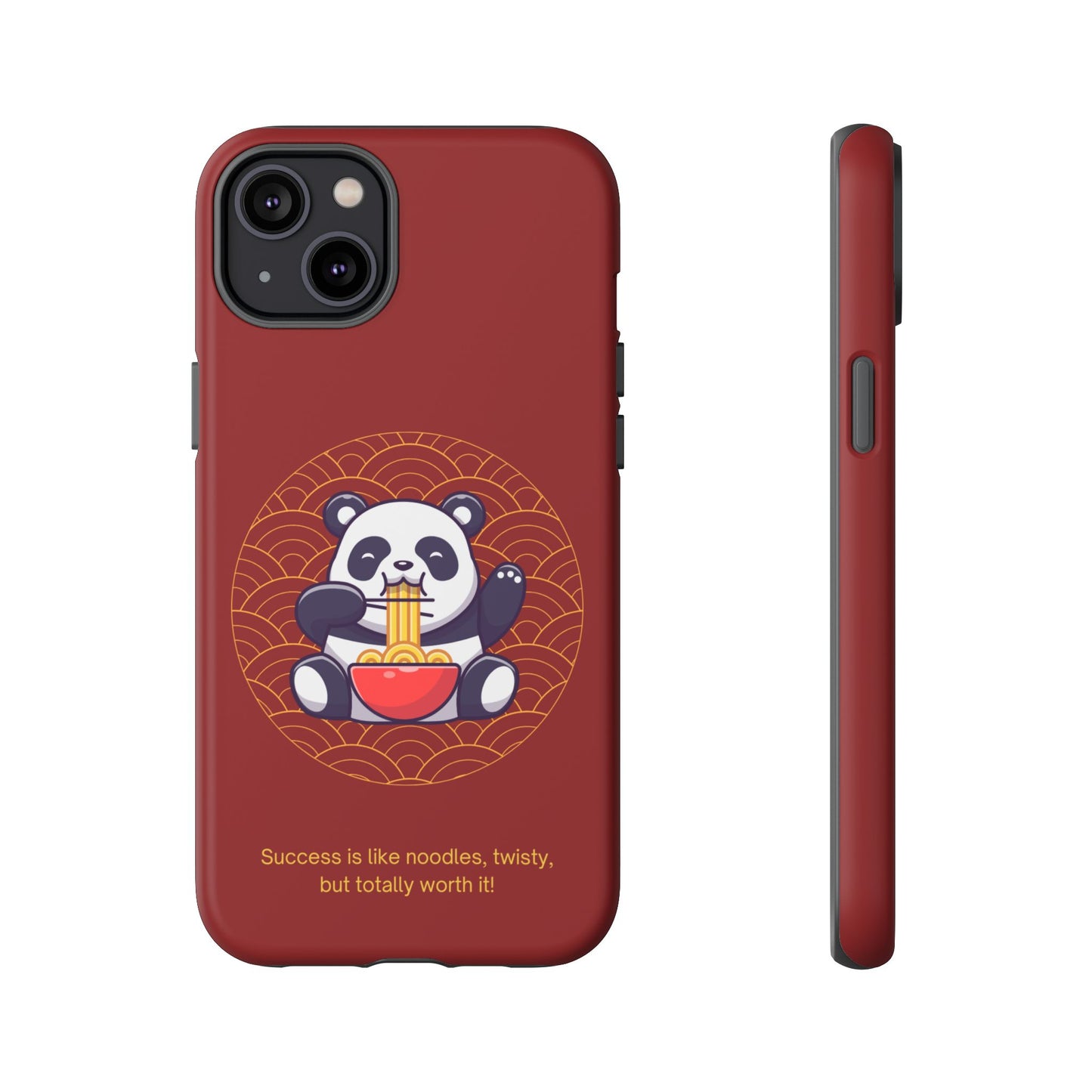 Panda Slurping Noodles Phone Case