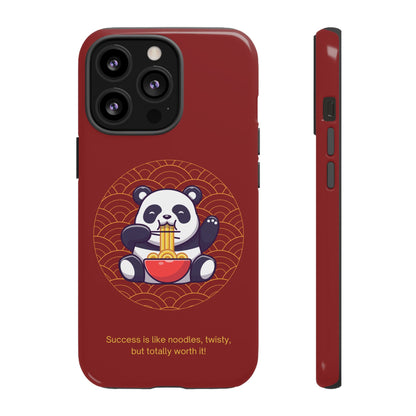 Panda Slurping Noodles Phone Case