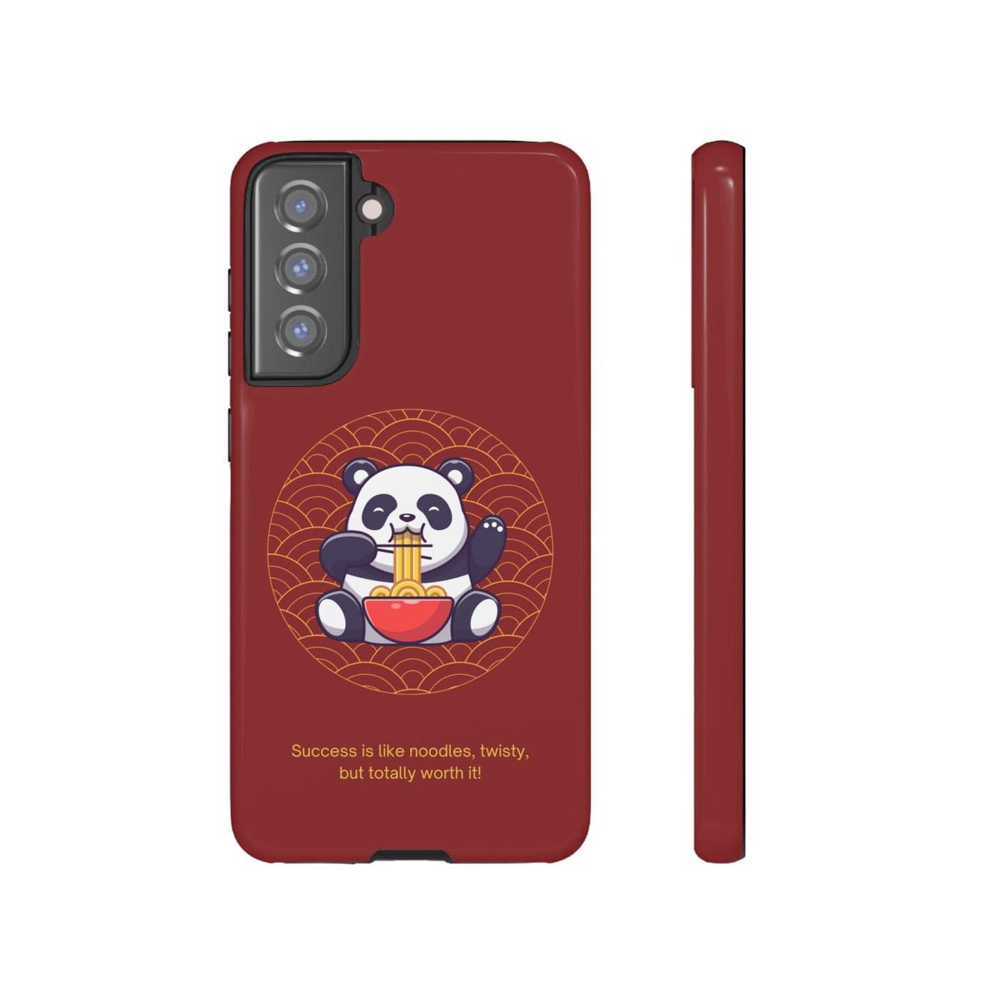 Panda Slurping Noodles Phone Case