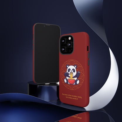 Panda Slurping Noodles Phone Case