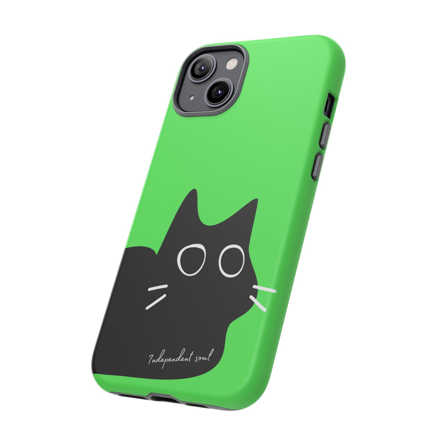 Cute Cat Minimalist Silhouette Phone Case