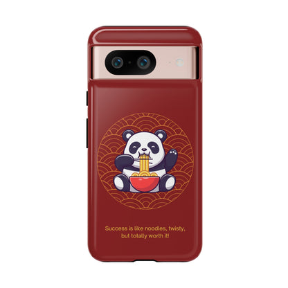 Panda Slurping Noodles Phone Case