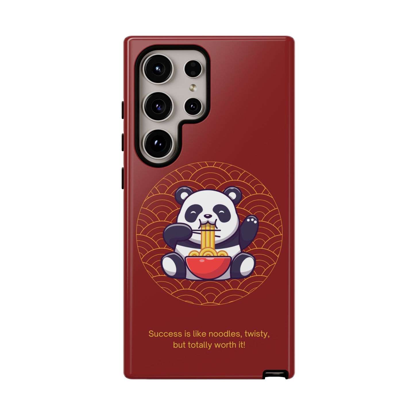 Panda Slurping Noodles Phone Case