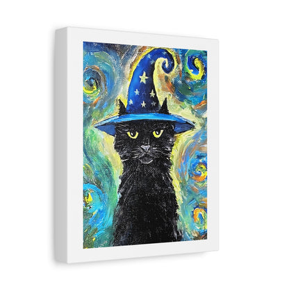 Magical Feline Fantasy Canvas Art for Cat Lovers