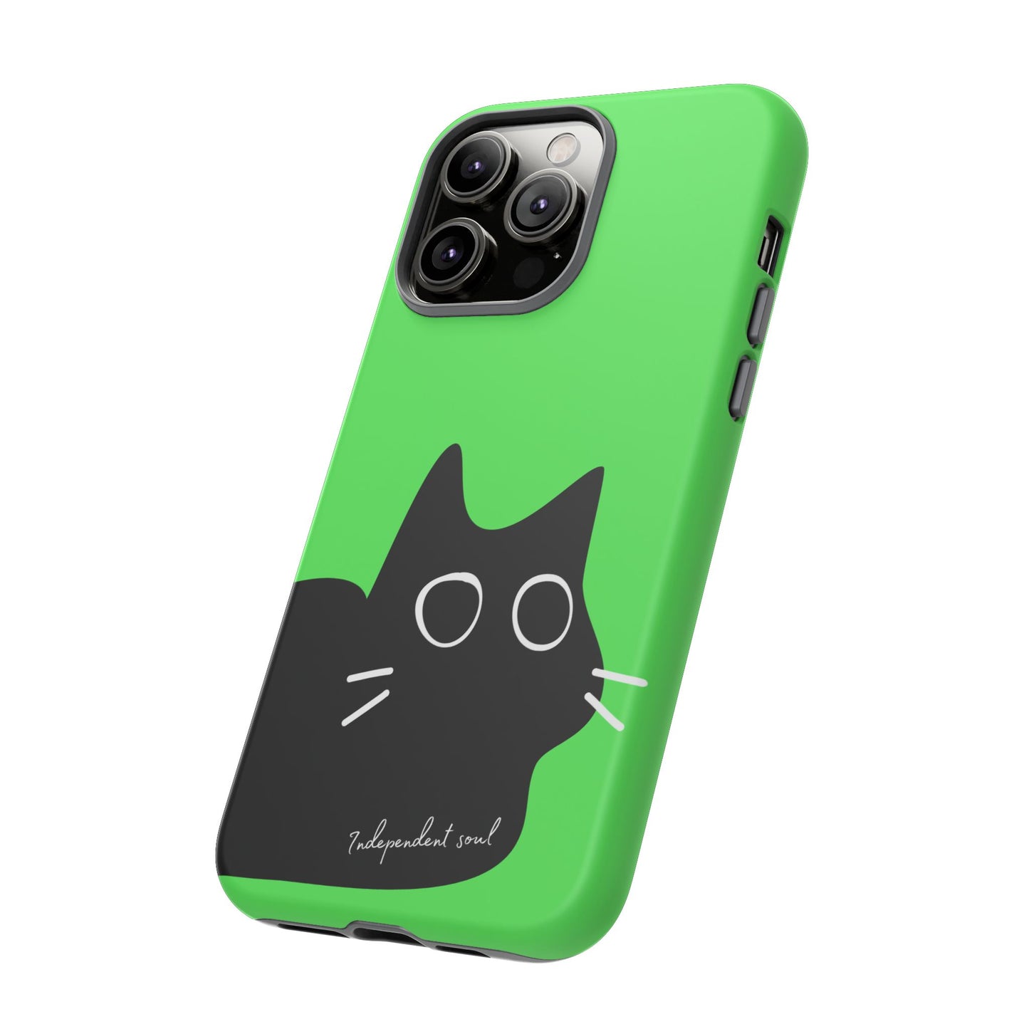 Cute Cat Minimalist Silhouette Phone Case